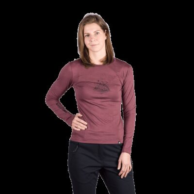 Dámske dlhorukávové tričko z merino zmesi AILA 6