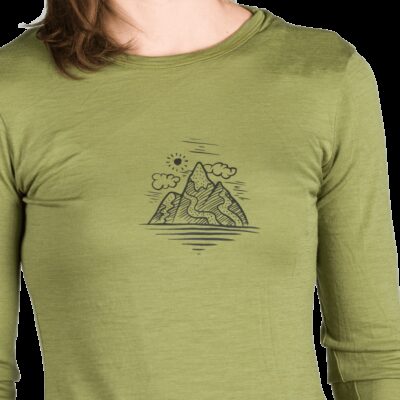 Dámske dlhorukávové tričko z merino zmesi AILA 8