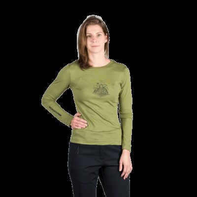 Dámske dlhorukávové tričko z merino zmesi AILA 9