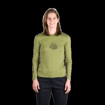 Dámske dlhorukávové tričko z merino zmesi AILA 11