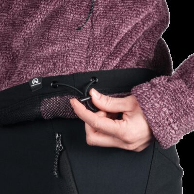 Dámsky outdoor flísový sveter v melanžovom štýle LACY 14