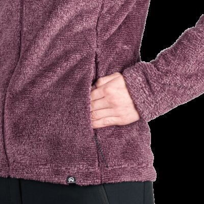 Dámsky outdoor flísový sveter v melanžovom štýle LACY 18