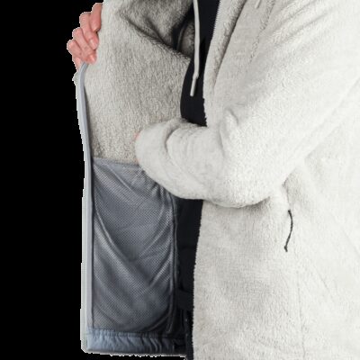 Dámsky outdoor flísový sveter v melanžovom štýle LACY 22