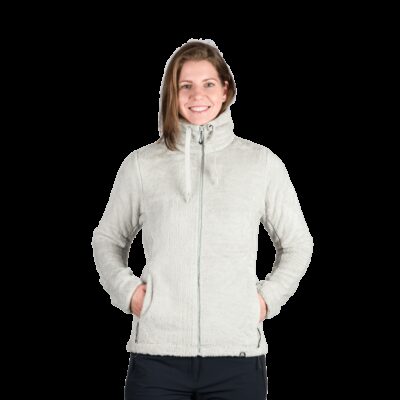 Dámsky outdoor flísový sveter v melanžovom štýle LACY 26