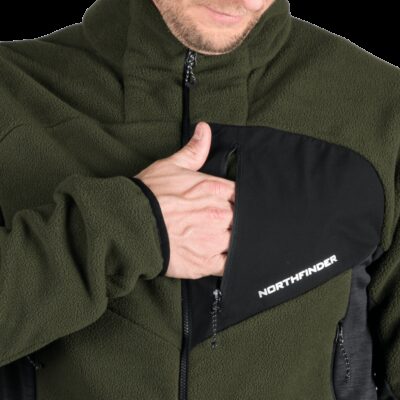 Pánsky flísový multišportový aktívny sveter JEDRZEJ 21