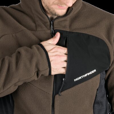 Pánsky flísový multišportový aktívny sveter JEDRZEJ 28