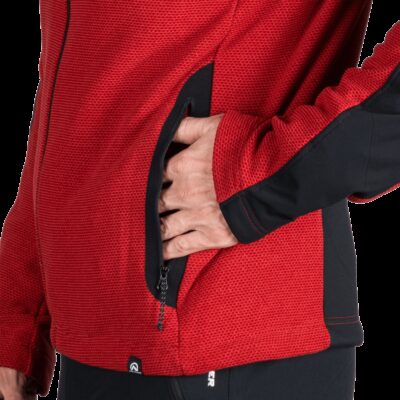 Pánsky trekingový technický sveter so spevnenými čásťami SZYMON 34