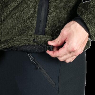 Pánsky sherpa flísový sveter so spevnenými částmi MIKOLAJ 27