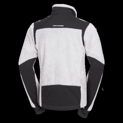 Pánsky sherpa flísový sveter so spevnenými částmi MIKOLAJ 30