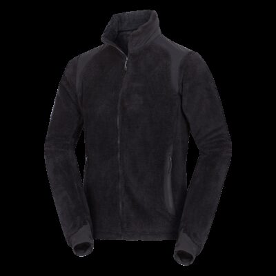 Pánsky sherpa flísový sveter so spevnenými částmi MIKOLAJ 3