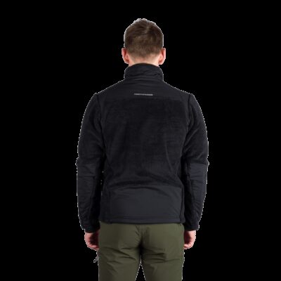 Pánsky sherpa flísový sveter so spevnenými částmi MIKOLAJ 7