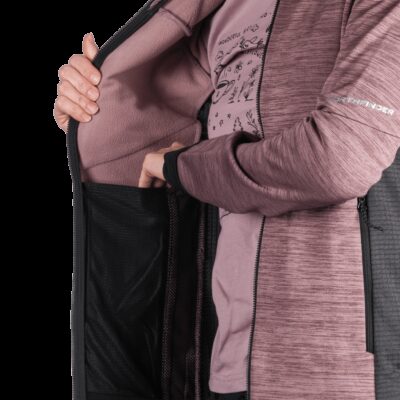 Dámsky aktívny komfortný melanžový sveter JACLYN 8