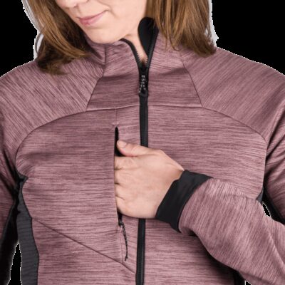 Dámsky aktívny komfortný melanžový sveter JACLYN 9