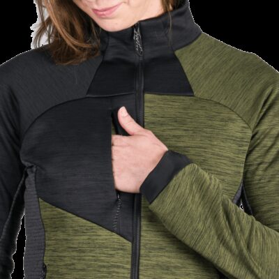 Dámsky aktívny komfortný melanžový sveter JACLYN 13