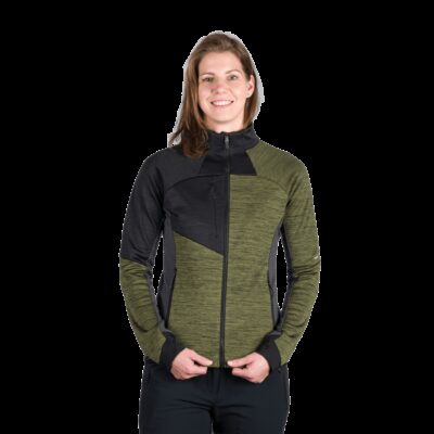 Dámsky aktívny komfortný melanžový sveter JACLYN 16