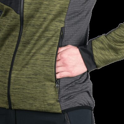 Dámsky aktívny komfortný melanžový sveter JACLYN 19