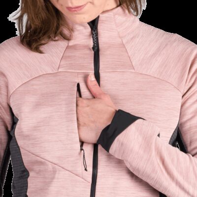 Dámsky aktívny komfortný melanžový sveter JACLYN 33