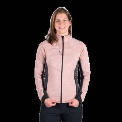 Dámsky aktívny komfortný melanžový sveter JACLYN 37