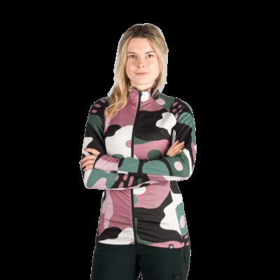 Dámsky lyžiarsky technický sveter s celopotlačou JAMIYA 11