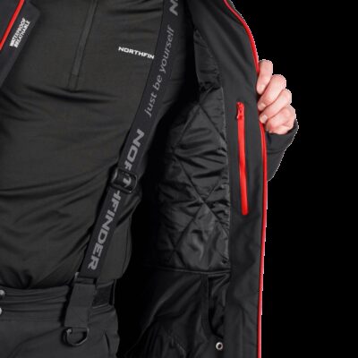 Pánska lyžiarska softshellová zateplená bunda BARTALAN 47