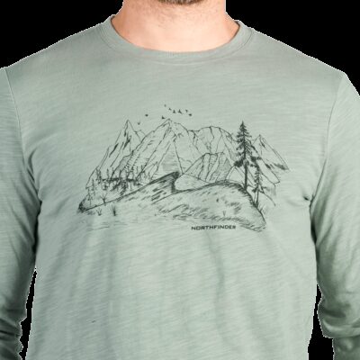 Pánske tričko z organickej slub bavlny EMBER 4