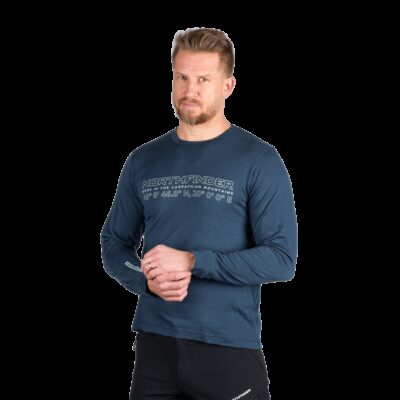 Pánske dlhorukávové tričko z merino zmesi ERNESZT 14