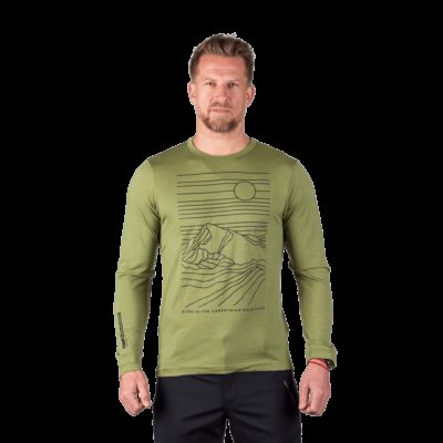 Pánske dlhorukávové merino tričko ERNO 11