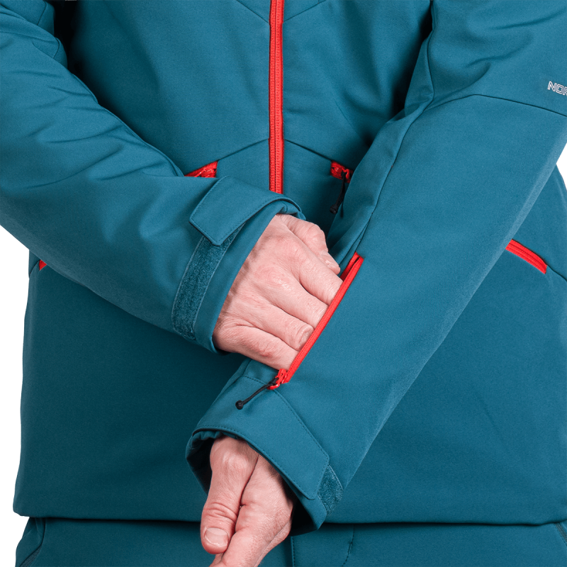 Pánska lyžiarska softshellová zateplená bunda ALPHONSE – Obrázok 109