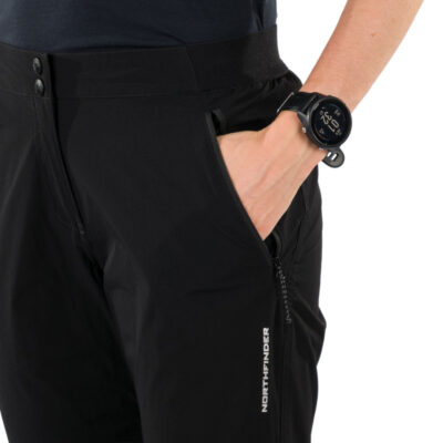 Dámske outdoorové ľahké elastické nohavice regular fit TIA – Obrázok 19