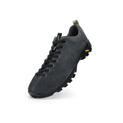 Pánske ľahké topánky Hiking kožené nízke topánky Vibram® TRANGO – Obrázok 5